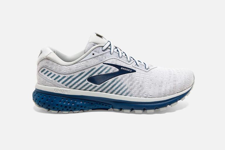 Brooks GHOST 12 Road Running Shoes Mens Online - White (EKM986157)